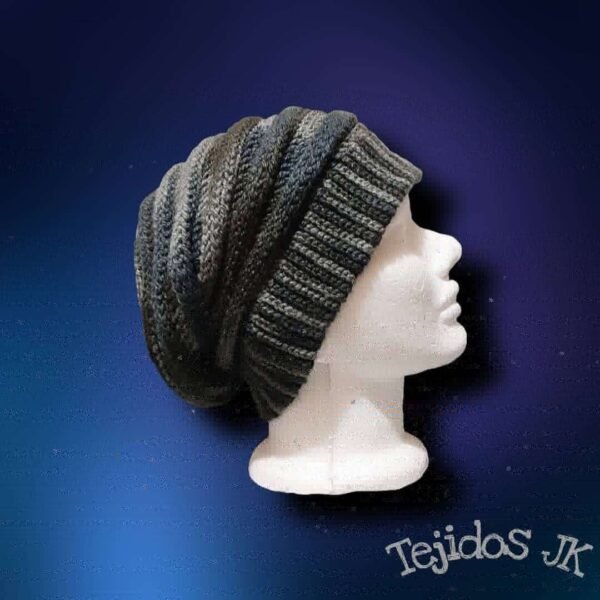 Gorro Caido Plomo Oscuro